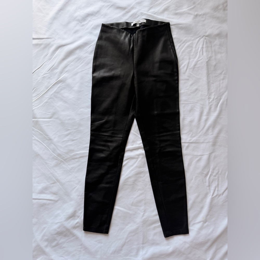 Cupcakes & Cashmere Black Faux Leather Leggings